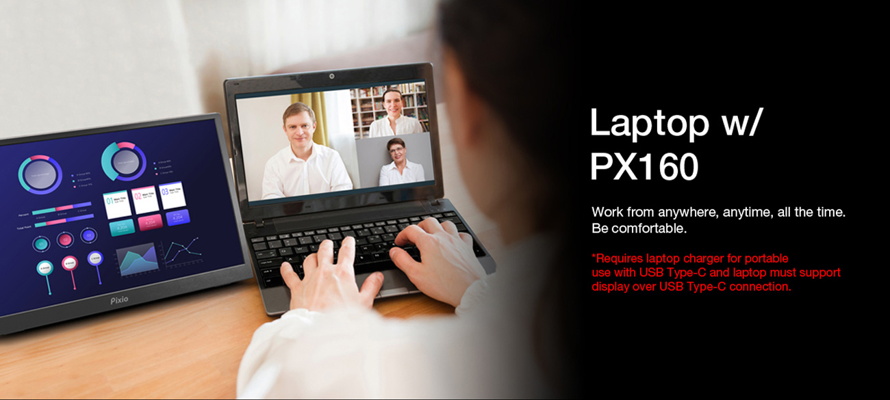 Pixio PX160 Portable Display